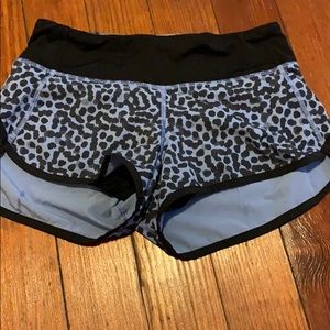Lululemon speed shorts